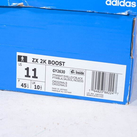Adidas GY2630 ZX 2K Boost Shoes in White - 11 - Picture 10 of 10